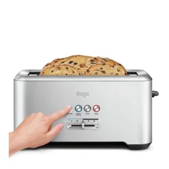 Tostadora de 2 ranuras largas con indicador LED Sage