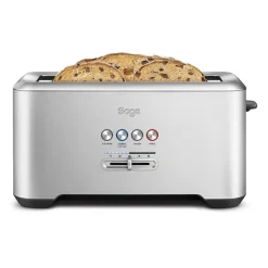 Tostadora de 2 ranuras largas con indicador LED Sage