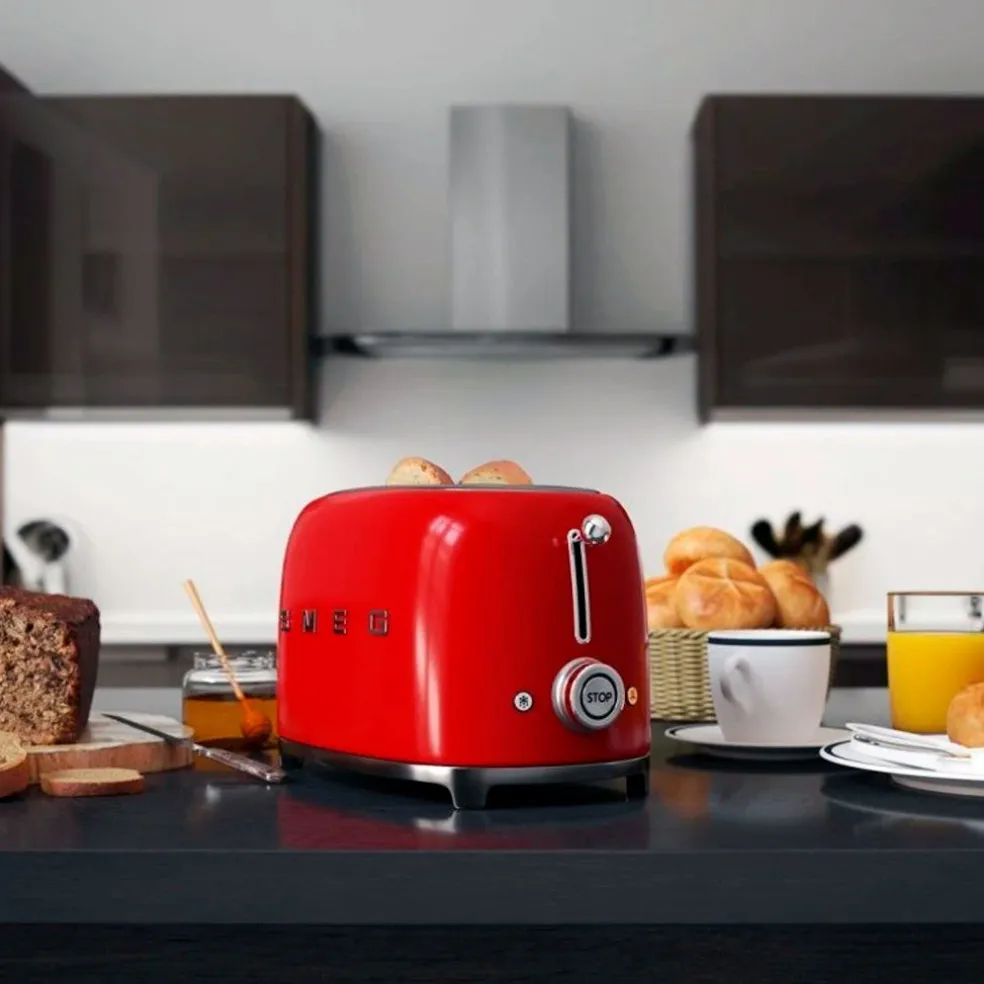 Tostadora de 2 rebanadas 50' Style de SMEG