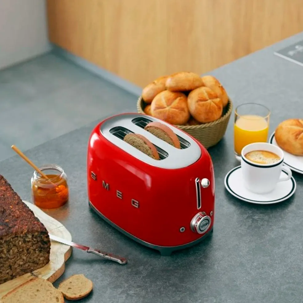 Tostadora de 2 rebanadas 50' Style de SMEG