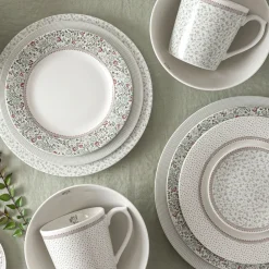 Vajilla de 16 piezas de porcelana Wild Clematis Laura Ashley