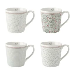 Vajilla de 16 piezas de porcelana Wild Clematis Laura Ashley