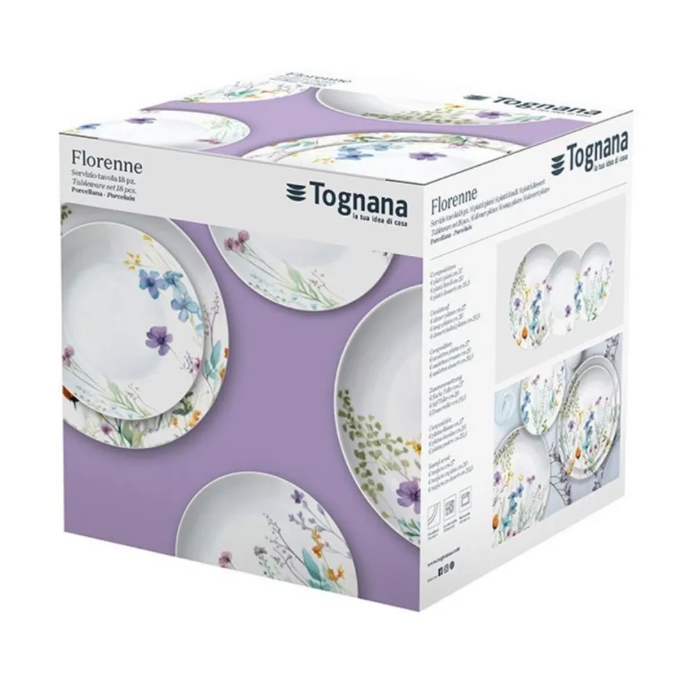 Vajilla de porcelana Florenne Tognana