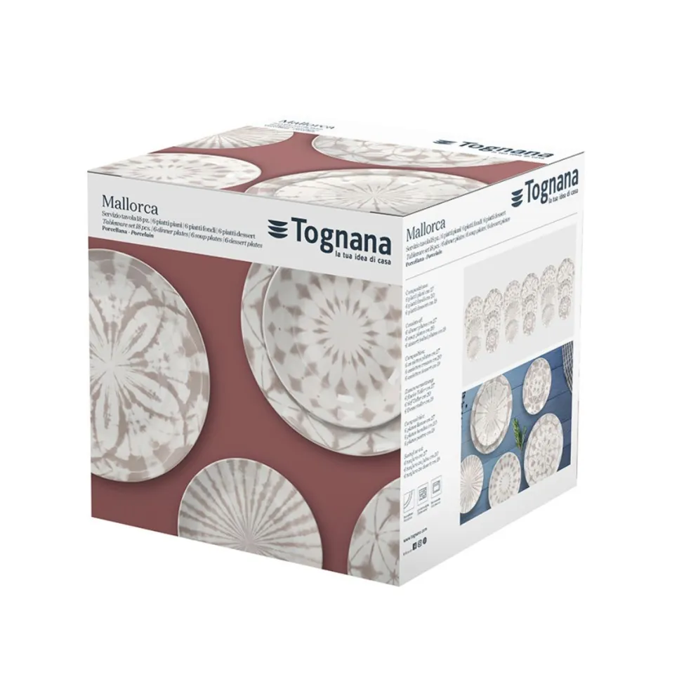 Vajilla de porcelana Mallorca Tognana