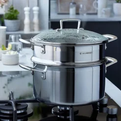 Vaporera acero inoxidable para ollas de 20 a 24 cm Le Creuset