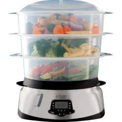 Vaporera de tres pisos Maxicook de Russell Hobbs