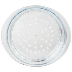 Vaporera de vidrio con tapa Cristel