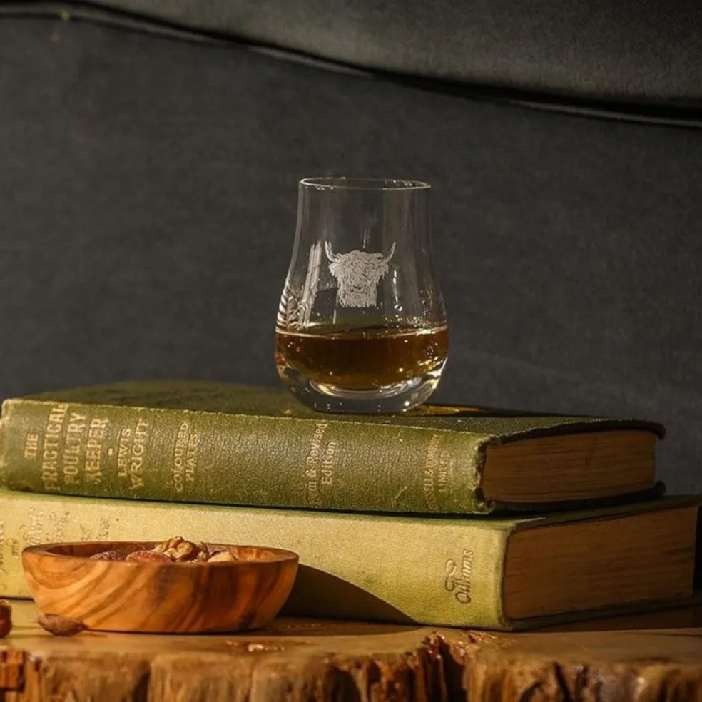 Vaso de cata de cristal para whisky y licores Selbrae