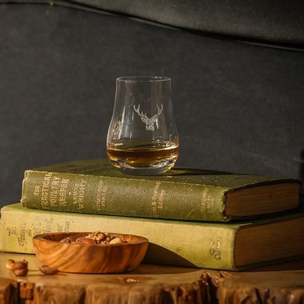 Vaso de cata de cristal para whisky y licores Selbrae