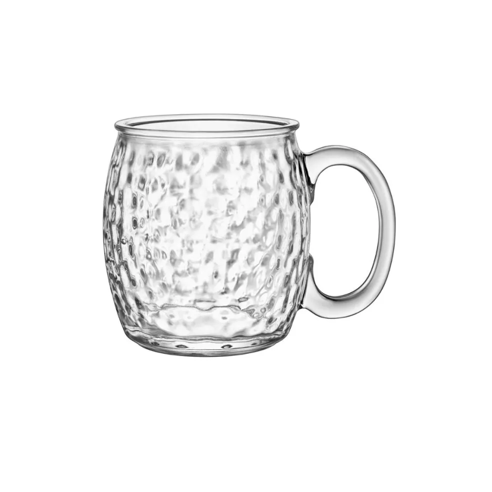 Vaso de cristal con asa Moscow Mule para cóctel Luigi Bormioli