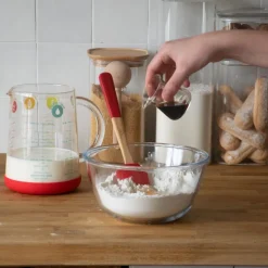 Vaso medidor mini de cristal Pebbly