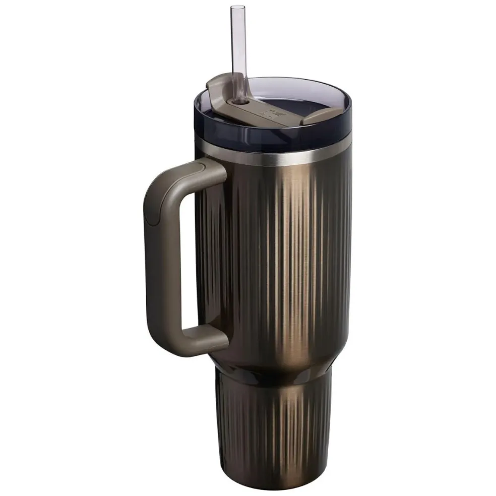 Vaso térmico con asa de acero inoxidable The Quencher Fluted Tumbler Stanley