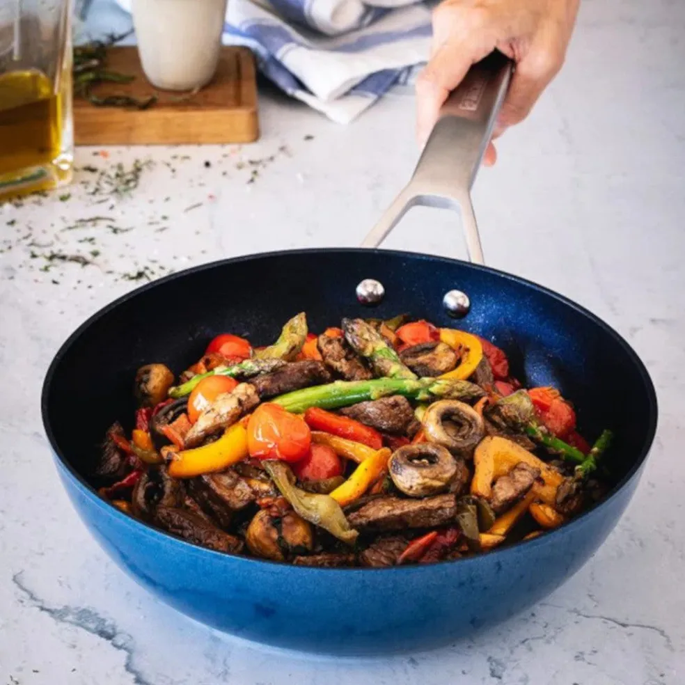 Wok antiadherente Diamond Monix
