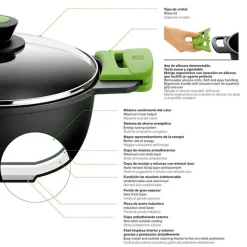 Wok antiadherente Prior BRA