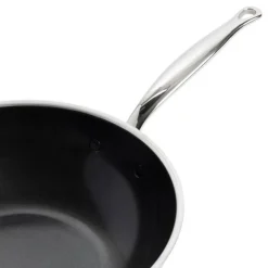 Wok cerámico con exterior de acero inoxidable Premiere GreenPan
