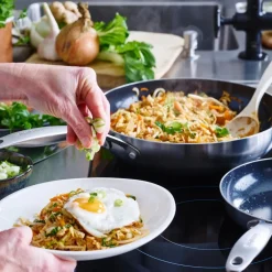 Wok cerámico con exterior de acero inoxidable Geneva GreenPan