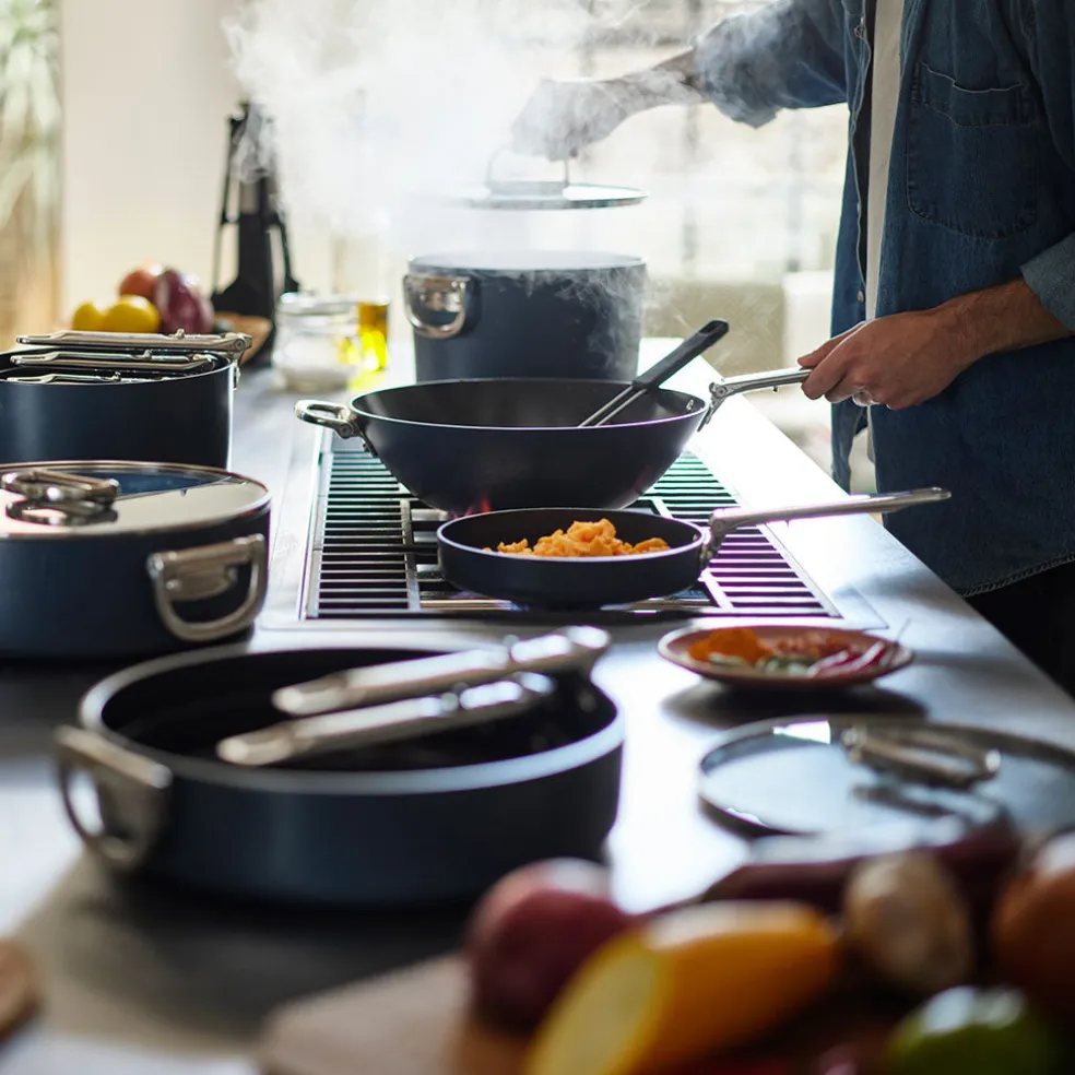 Wok cerámico con mango plegable Space Joseph Joseph