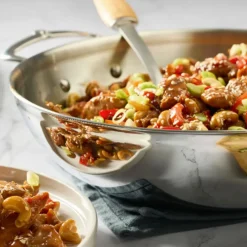 Wok con asas de acero inoxidable Affinity De Buyer