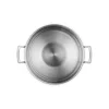 Wok de acero inoxidable con tapa de cristal Tricapa 3-PLY Le Creuset