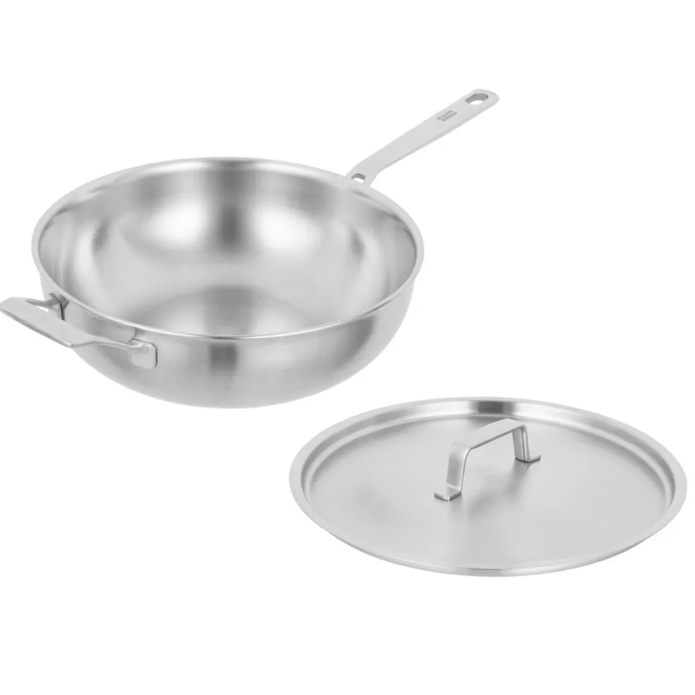 Wok de acero inoxidable multicapa FivePly Kuhn Rikon