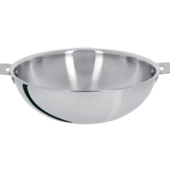Wok de acero inoxidable multicapa Casteline Cristel